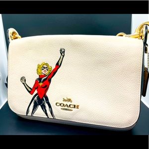 Coach Marvel messenger bag with Carol Danvers